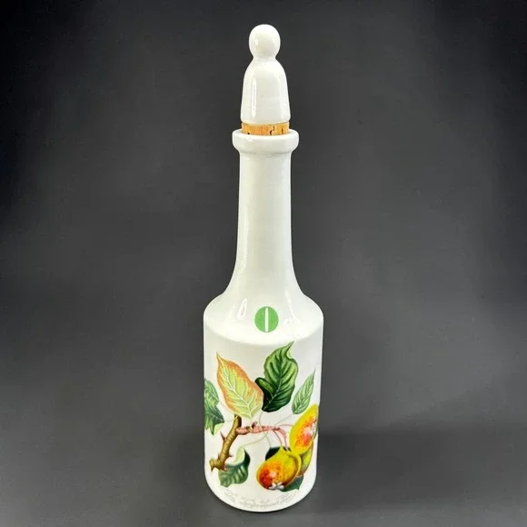 Portmeirion Pomona Teinton Squash Pear Cruet Bottle with Stopper England 8.5