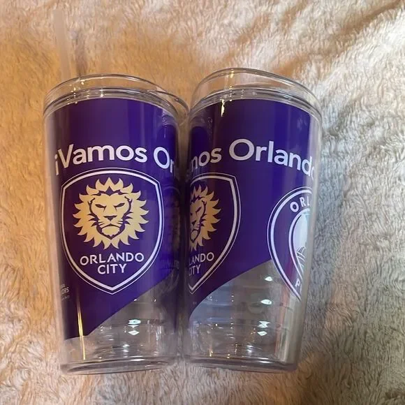 IVamos orlando 16 ounce cups with lids