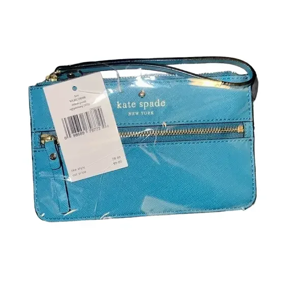 Kate Spade ♠️ New York Blue Wristlet