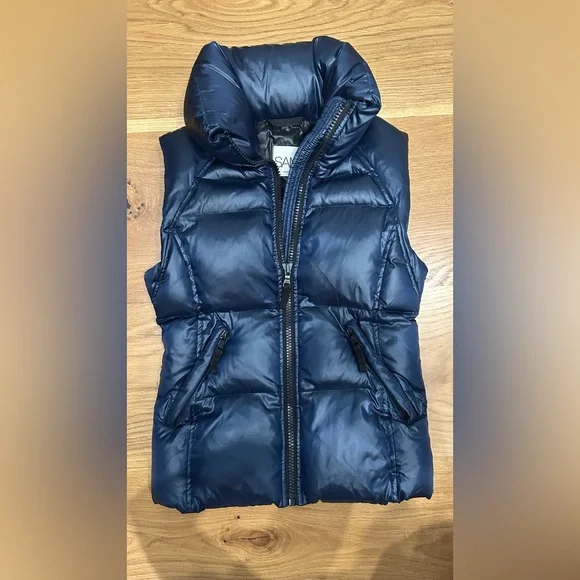 🤎 SAM. Girls Navy Puffer Vest 🤎