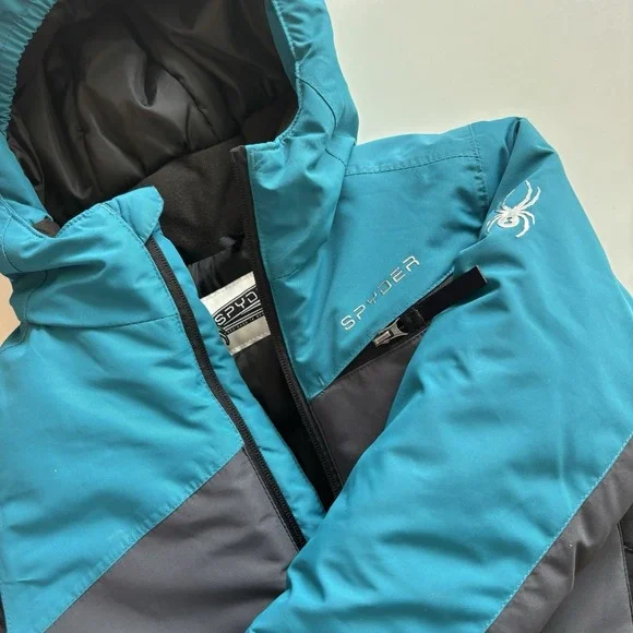 Spyder‎ Kid's Little Boys Asymmetrical Color Block Full Zip Coat 4 NWOT