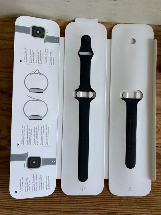 Apple Watch Sport band space black 44mm NIB