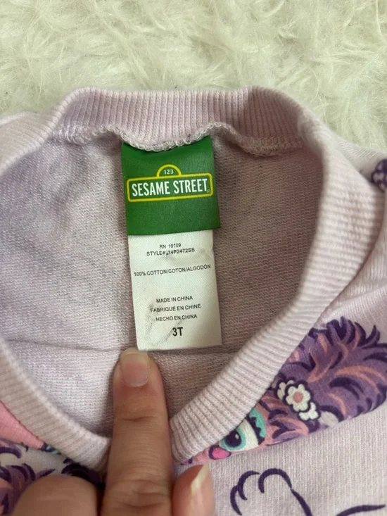 Sesame Street Purple & Teal Abby Cadabby Cozy Sweatshirt & Jogger Set