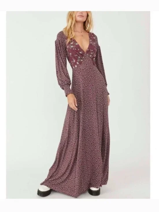 Free People Love Story Maxi Dress Size Small