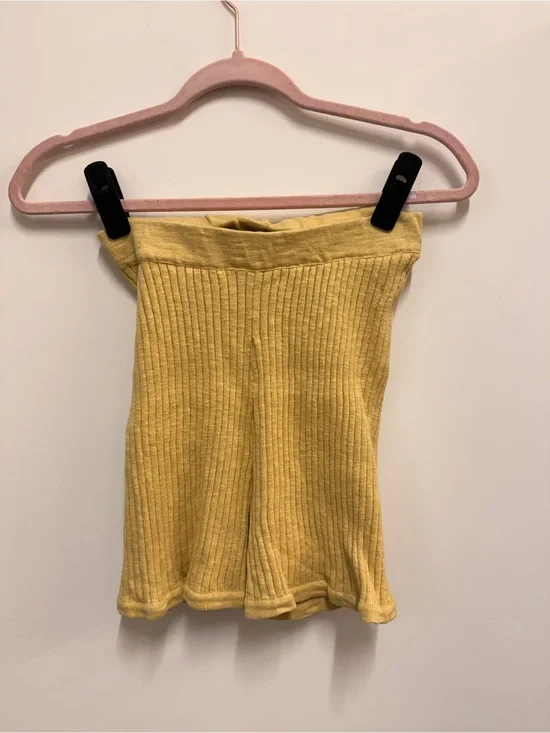 Free People Ribbed Set  in Yellow