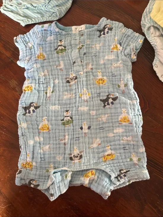 Angel dear romper 6-12mo