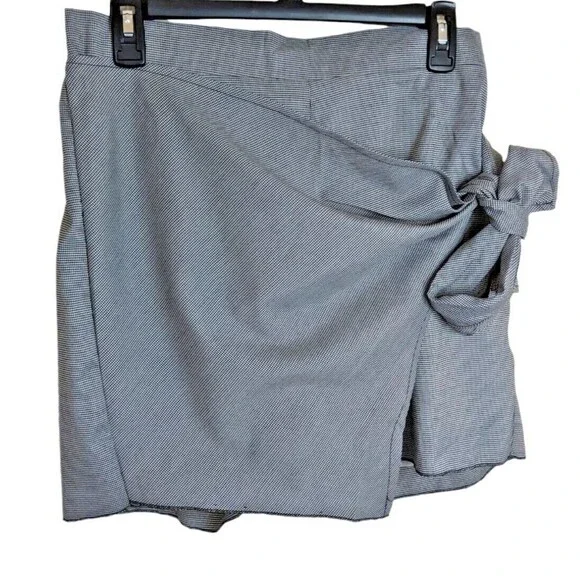 Free People Movement Skort Faux Wrap High Rise Elastic Back Small