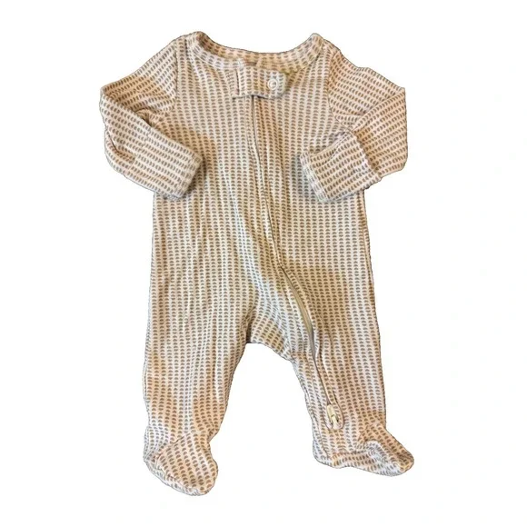 Carters Preemie‎ Baby Boy Girl Unisex Sleeper Outfit Tan Neutral Reborn Doll