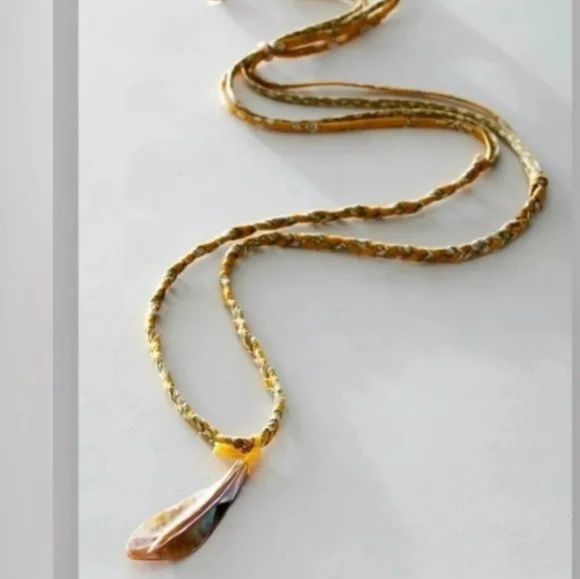 FREE PEOPLE × Ariana Ost Boho Pendant Necklace NWOT