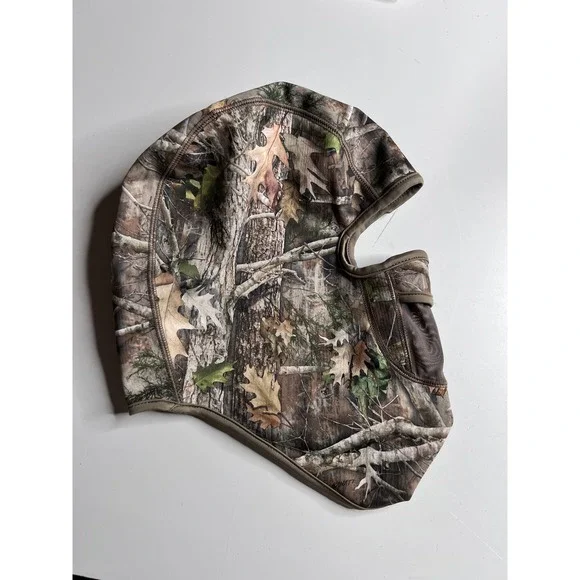 Cabelas Mens TrueTimber Kanati Camo Fleece‎ Lined Hunting Balaclava Face Mask