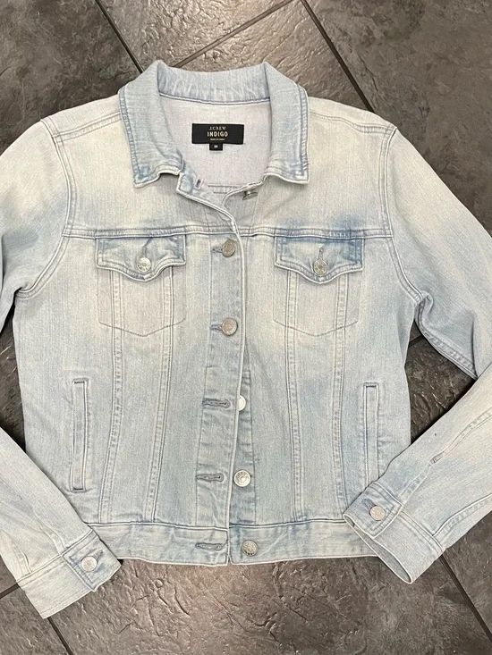 J. Crew Faded Light Blue Denim Jacket