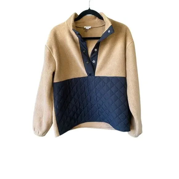 J Crew Sweater Womens Size Small Casual Fleece Winter Pullover Athletic Preppy