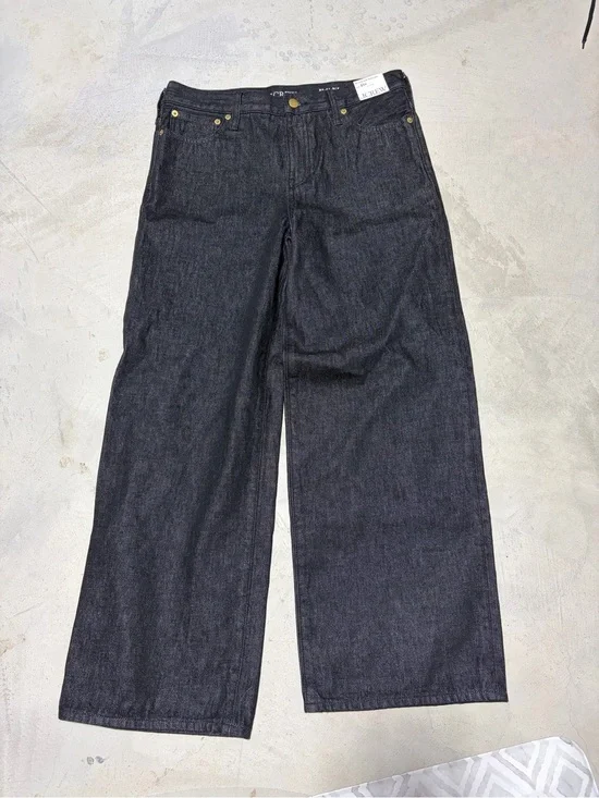 J. Crew NWT ‘84 low rise wide leg Dark Wash Jeans 27P