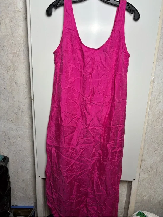 J.‎ Crew Scoopneck cupro-blend slip dress BR473