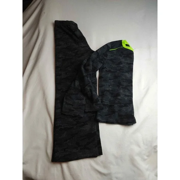 Cuddl Duds Boys Pajama Set L 10/12 Camo Thermal Waffle Knit 2pc