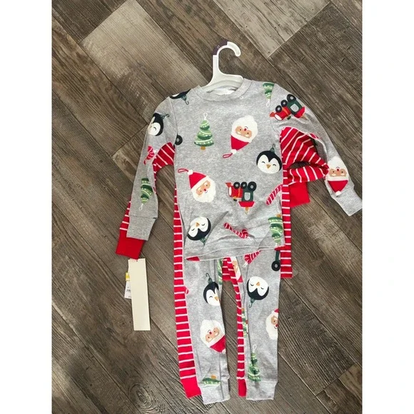 Carter's Just One You Toddler Size 2T Long Sleeve Snug Fit‎ Pajama Set Christmas
