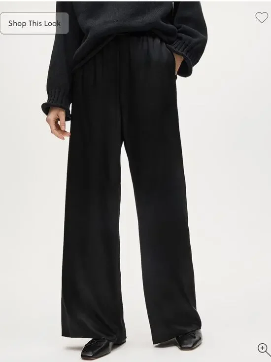 J.Crew Petite Cosmo pant in luster charmeuse