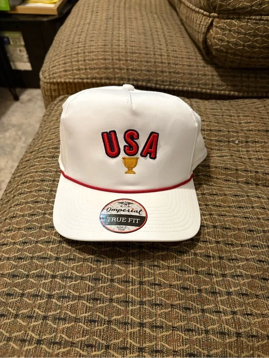 President's Cup - Team USA Hat + Ball Marker & Pro Shop Bag