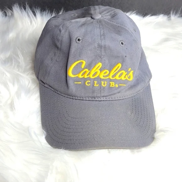 CABELA'S CLUB Gray and Gold Baseball Hat OS‎