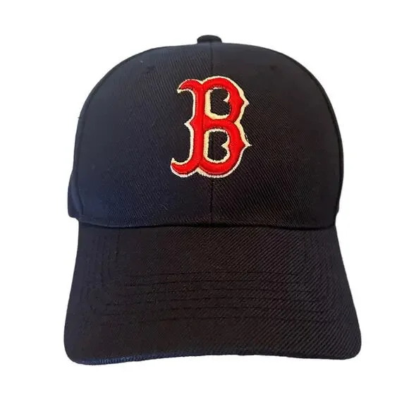 Boston Red Sox MLB Baseball Cap Hat Adjustable Navy Red