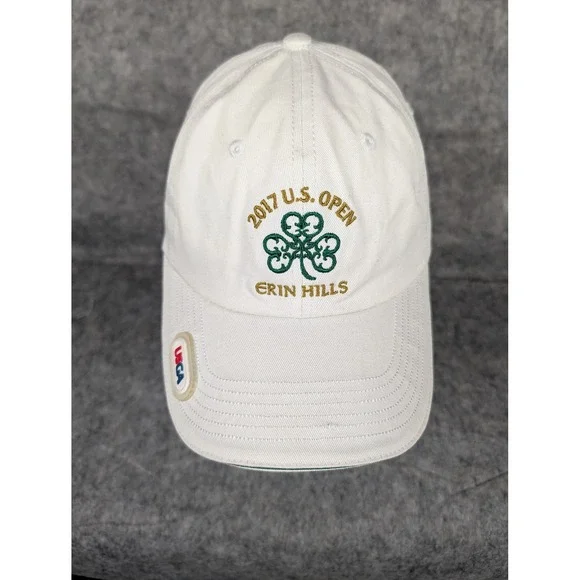 USGA 2017 U.S. Open Erin Hills‎ Golf Cap White Embroidered Adjustable