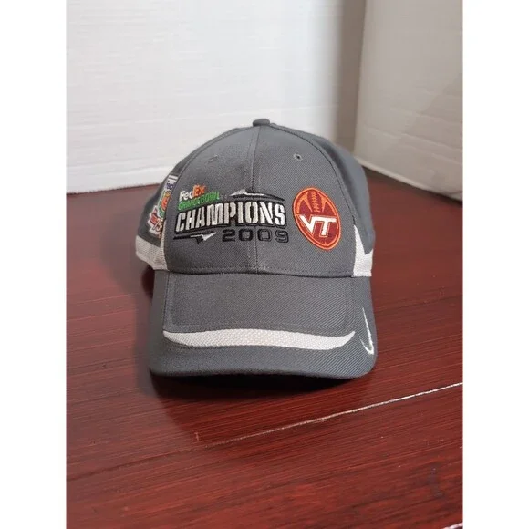 NIKE 2009 NCAA Fedex Orange Bowl VIRGINIA TECH HOKIES Champions Hat