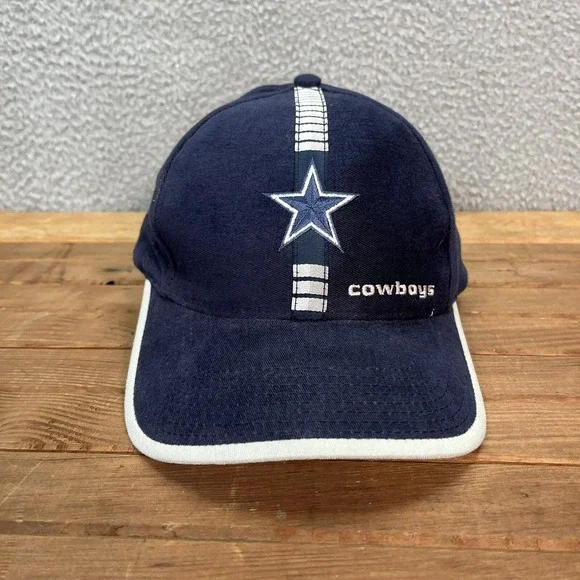 Vintage Dallas Cowboys Hat Adult Blue Strap Back Cap Logo Athletic‎ Football Y2K