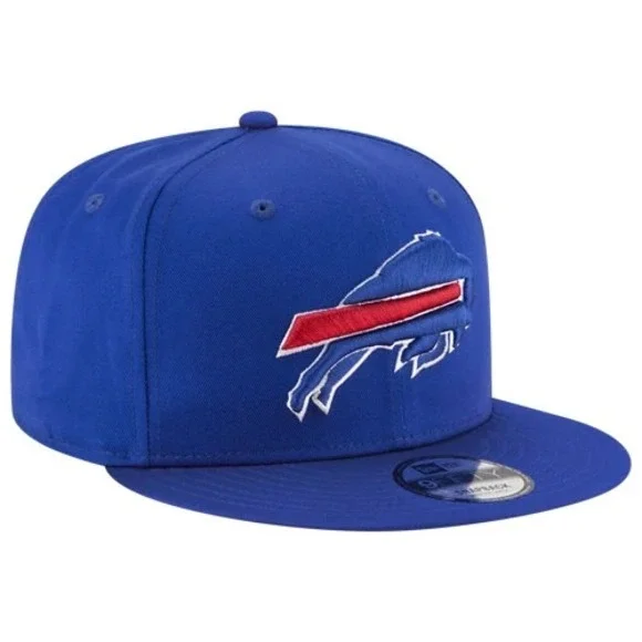 New Era Buffalo Bills 9Fifty Snapback Hat Blue Adjustable Classic Logo Cap NEW‎
