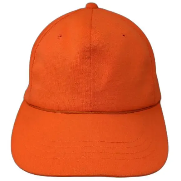 YoungAn Snapback Hat Orange One Size Green Under Visor Front Rope Blank Cap