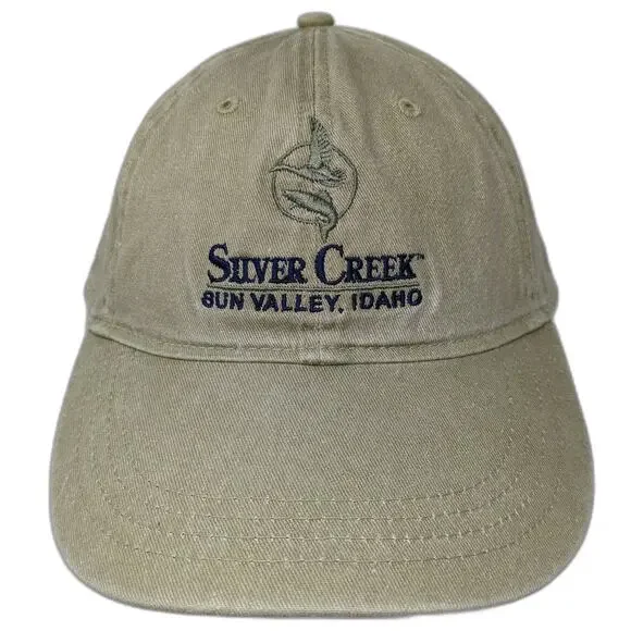 Ouray Sportswear Baseball Cap Beige One Size Sun Valley Idaho Silver Creek Hat
