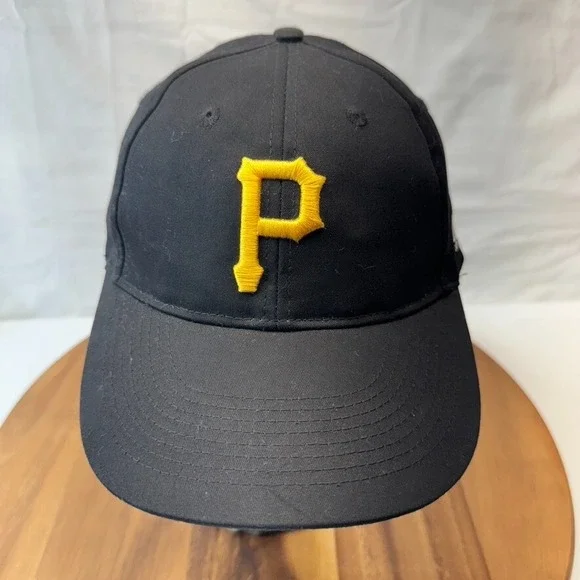 Pittsburgh Pirates Hat Cap Baseball Strapback Black Embroidered Panel‎ Pirates