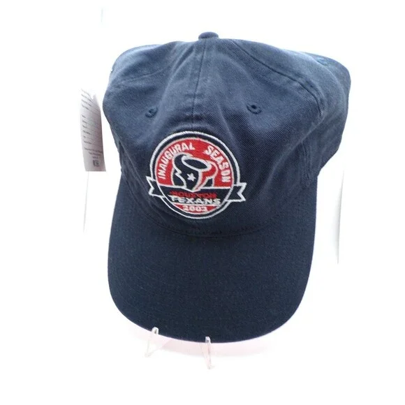 Houston Texans 2002 Inaugural Season Navy Baseball Cap Reliant Stadium Vintage