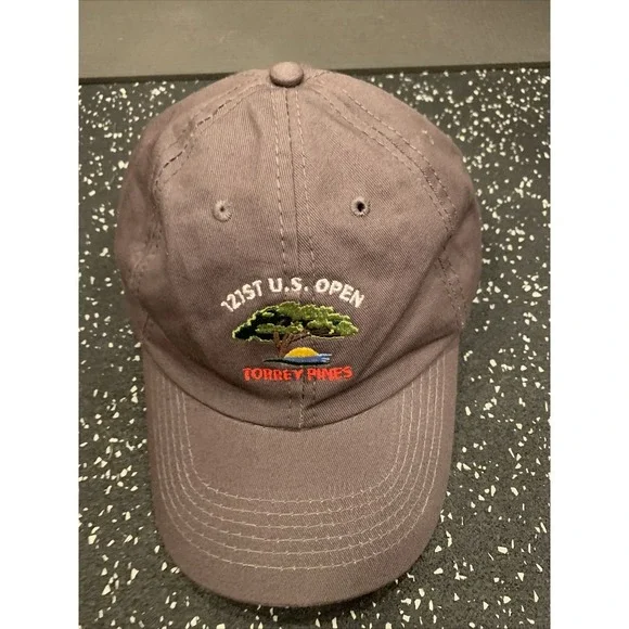 121st US Open‎ Torrey Pines  Dark Gray USGA Member Golf Cap Hat Adjustable Strap