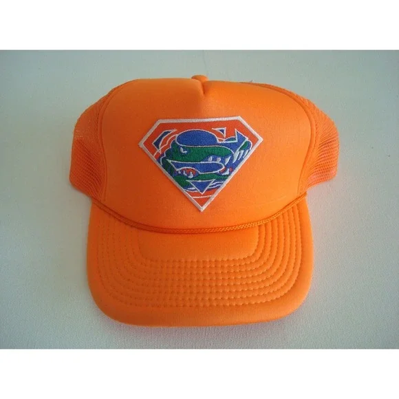 FLORIDA GATORS ORANGE ROPE  TRUCKER   90S GOLF BEACH SNAPBACK HAT CAP VINTAGE S5