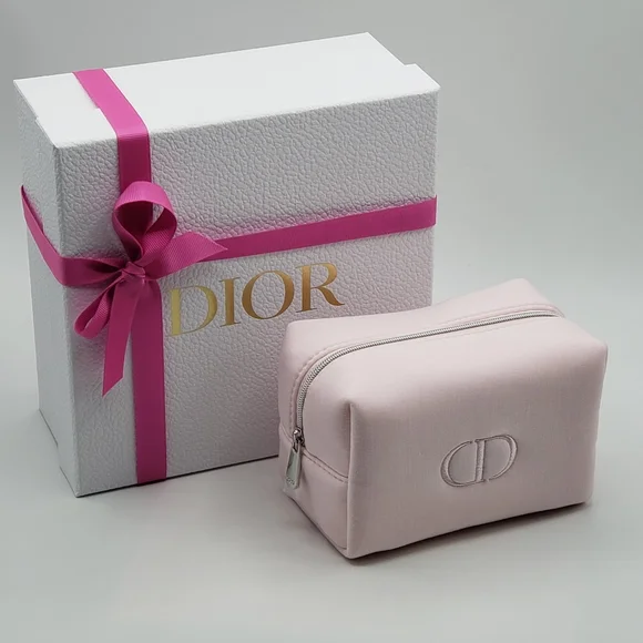 Dior CD Pouch Cosmetic Bag Gift box