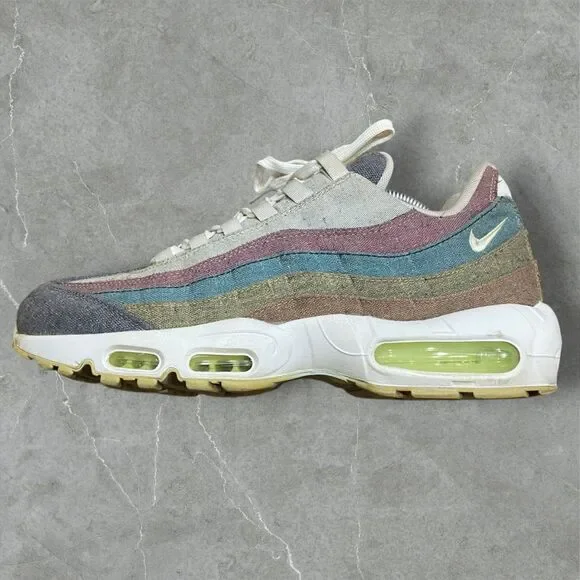 Nike Air Max 95 Multicolor Recycled Canvas Pack CK6478-001 Sneakers Mens Size 11