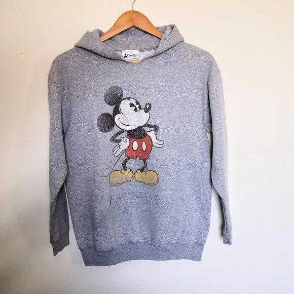 Disney Mickey Mouse Vintage Portrait Graphic‎ Hoodie/Sweatshirt Size XL