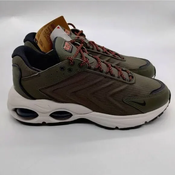 Nike Air Max TW Cargo‎ Khaki Running Shoes Mens Size 8 Olive Green Tan Sneakers