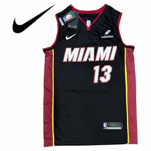Nike Dri-Fit NBA Miami Heat Bam Adebayo #13 Swingman Jersey -‎ Size 50