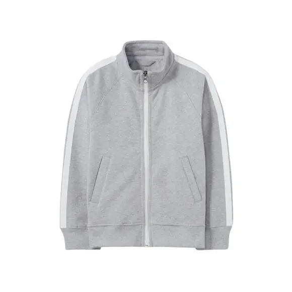 🆕 Hanna Andersson Gray Track Suit Jacket In French Terry