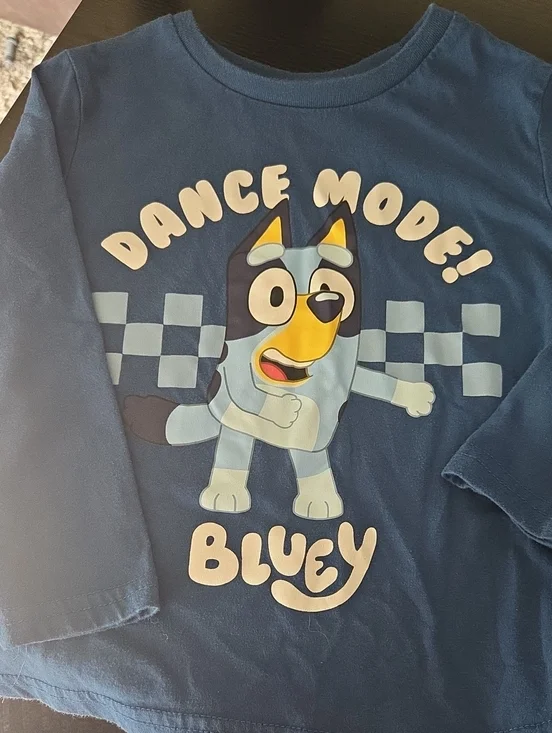 jumping beans Bluey Navy Blue Long Sleeve Tee