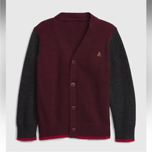 GAP, sweater cardigan , Color plum pudding purple, 2 years