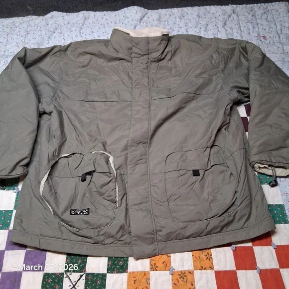 VTG Nike Streetwear 3D‎ Cell Pocket Fleece Lined Jacket Size 2XL