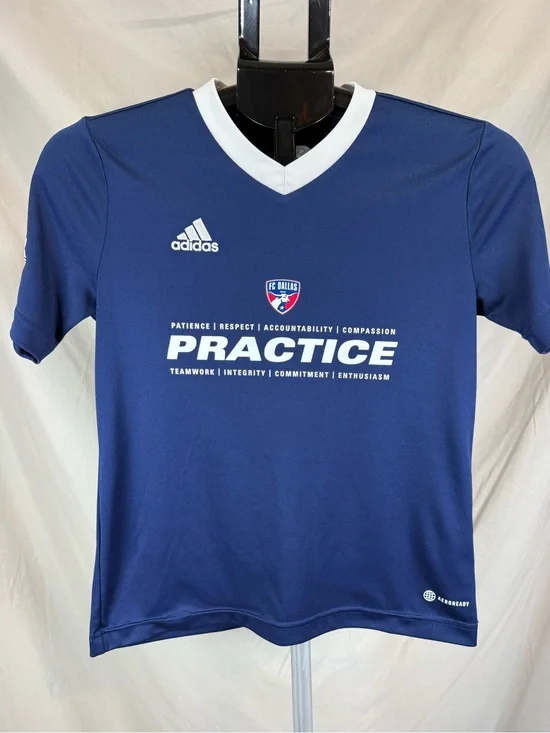 Adidas FC Dallas MLS Practice Jersey - Youth Medium