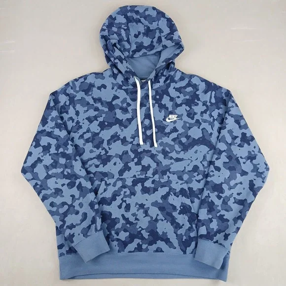 Nike‎ Medium Mens Hoodie Sweatshirt Camo 23x26 FLAWS