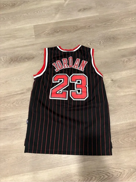 Jordan Jersey Black and Red Team Basketball