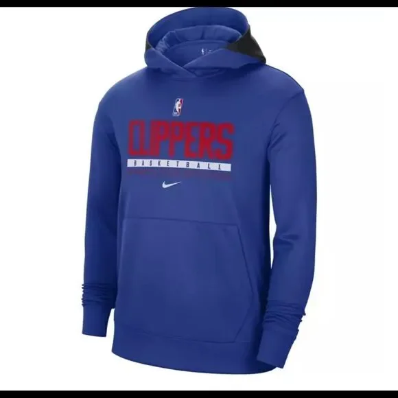 NIKE LOS ANGELES CLIPPERS DRI-FIT SPOTLIGHT BASKETBALL HOODIE