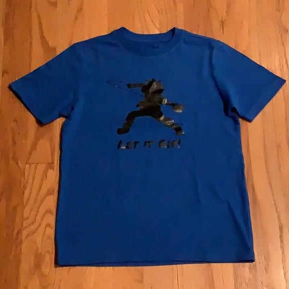 Wonder Nation - ‘LET IT RIP’ T-SHIRT - BLUE - BOY’S SIZE M - KIDS