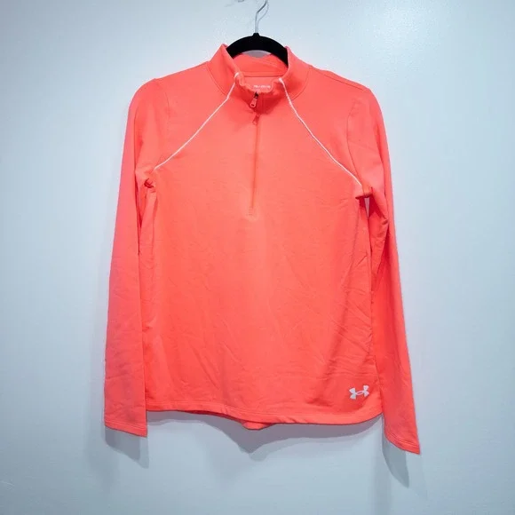 Under Armour Neon‎ Pink Loose Long Sleeve Novelty Top Size XL NWT