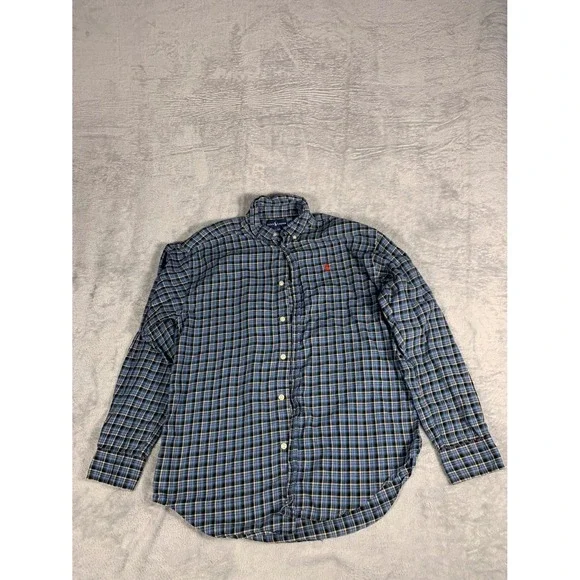 Ralph Lauren Boys XL Multicolor Button-Up Button-down Collar UP Sleeve Shirt